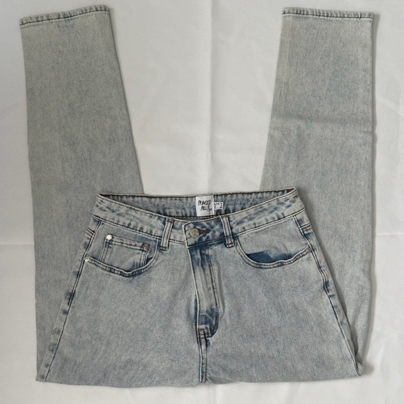 Princess Polly Denim - Princess Polly light acid wash jeans Sz 6